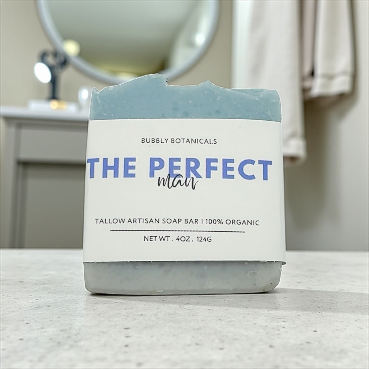 Handcrafted Tallow Soap - The Perfect Man | Masculine, Sophisticated Scent