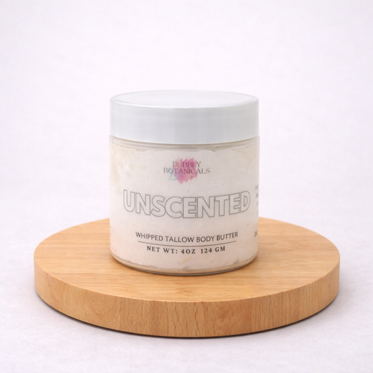 Unscented Tallow Body Butter - Rich Hydration