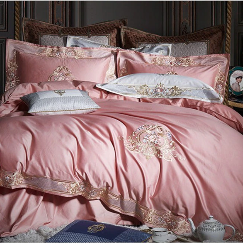 Louis Duvet Cover Set (Egyptian Cotton 1000TC) in elegant royal pattern, adding sophistication and luxury to any bedroom decor.