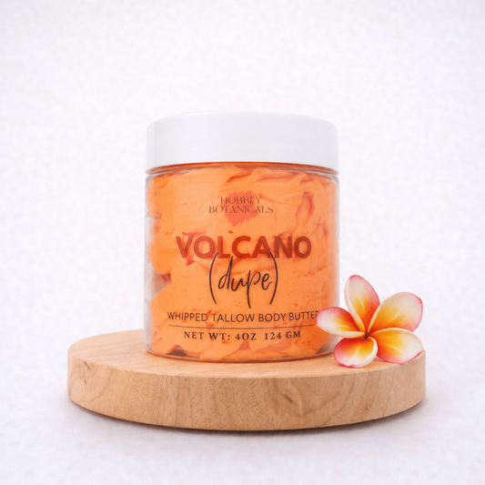 Artisan Body Butter – Volcano (Type) Tallow | Rich Hydration & Tropical Scent