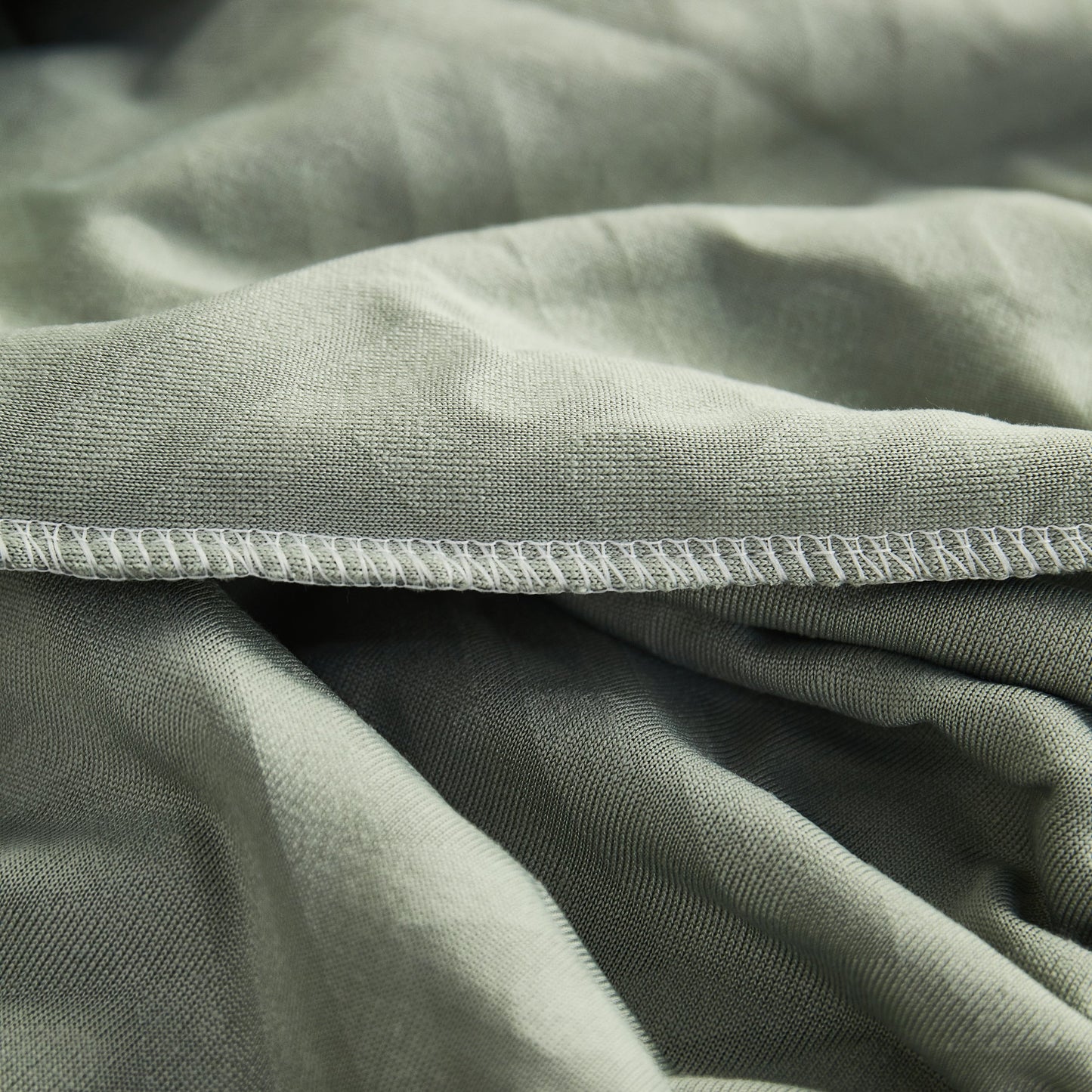 Close-up of Polar Fleece Couch Cushion Covers with stretch fabric highlights for pet and kid protection.