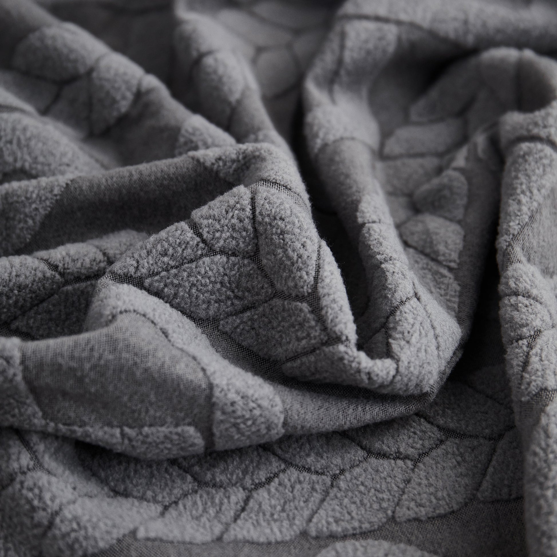 Close-up of grey fabric texture for Stretch Couch Seat Cushion Covers, Sofa Slipcover Sofa Cover Soft Flexibility with Elastic Bottom.