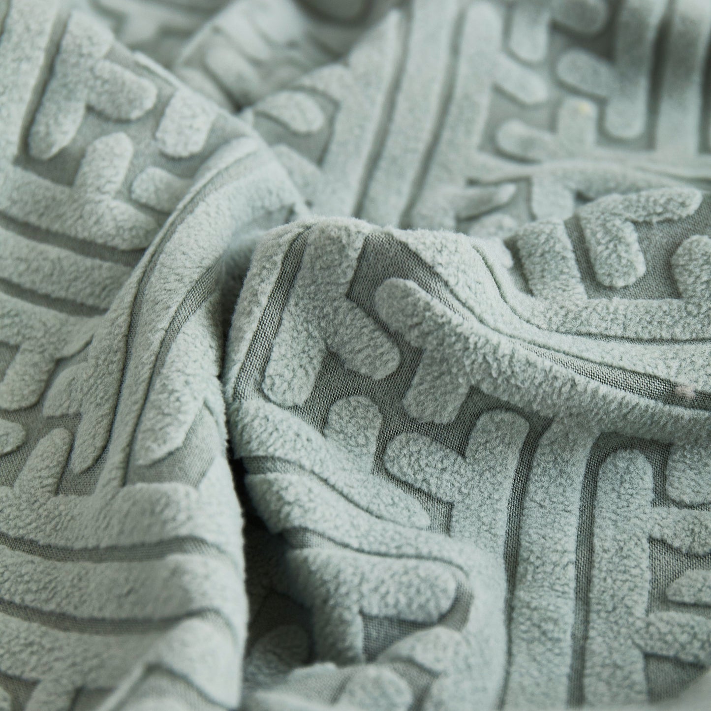 Close-up of fabric texture from Stretch Sofa Covers with Skirt for Couch Seat and Cushion, Chaise, Sectional, 1/2/3/4 Seater Sofas
