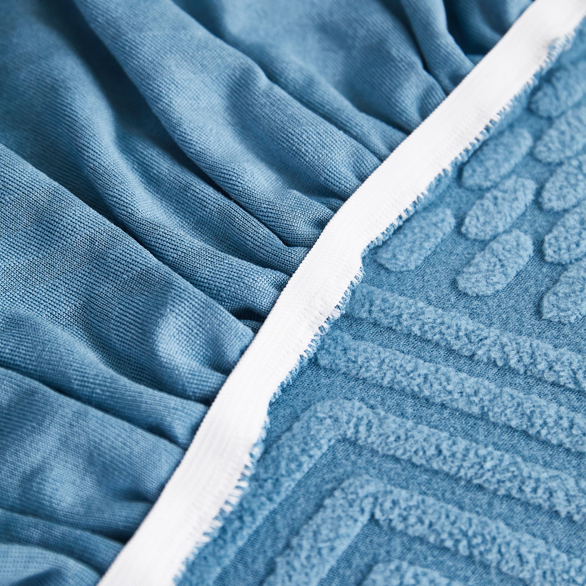 Close-up of Stretch Sofa Covers for Couch Seats and Cushions, Suitable for 1/2/3/4/L Seater Sofas and Couches, with textured design