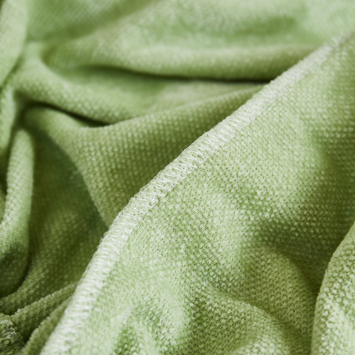 Close-up of luxurious Chenille fabric used in Super Stretch Seat Cushion/Couch Slipcover, Solid Couch Cushion Covers Washable Furniture Protector