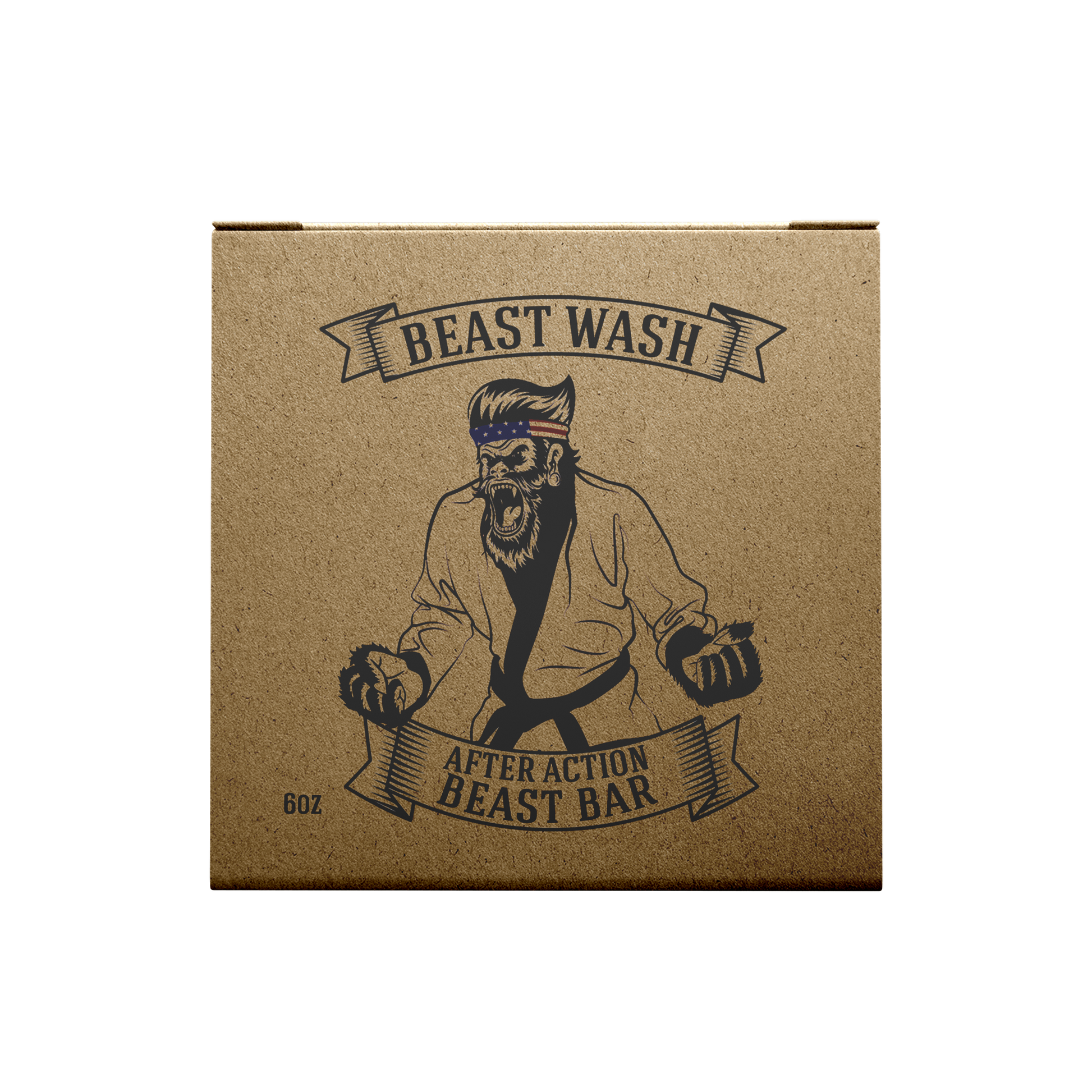 Packaging of After Action Beast Bar organic soap for combat sports and skin health