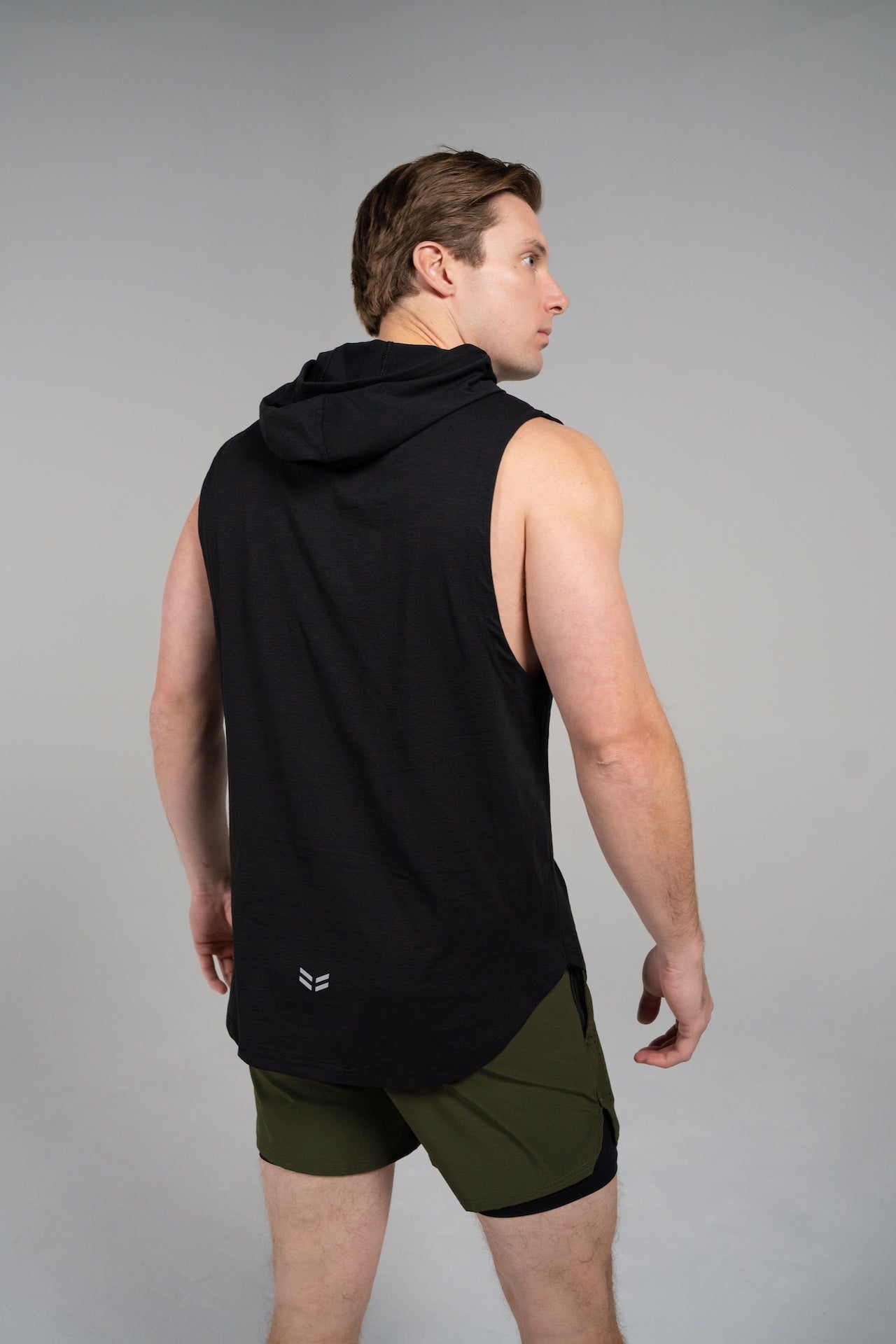DETERMINED Hooded Sleeveless – Athletic Training Hoodie Tank