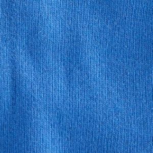 Close-up of soft blue fabric texture used in Cashmere Blend Quarter Zip.