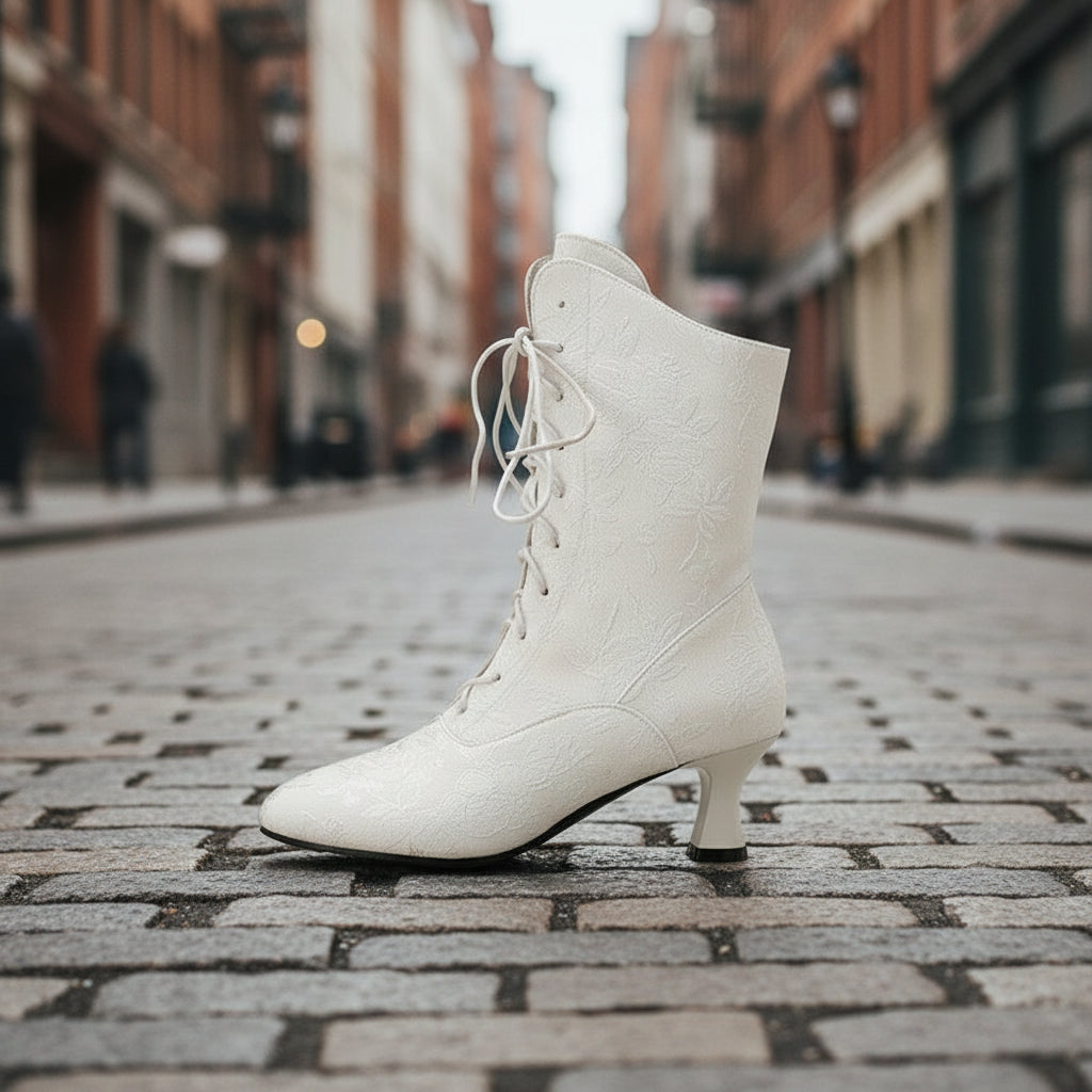 Women’s Pointed-Toe Kitten-Heel Boots | Autumn Winter Chic