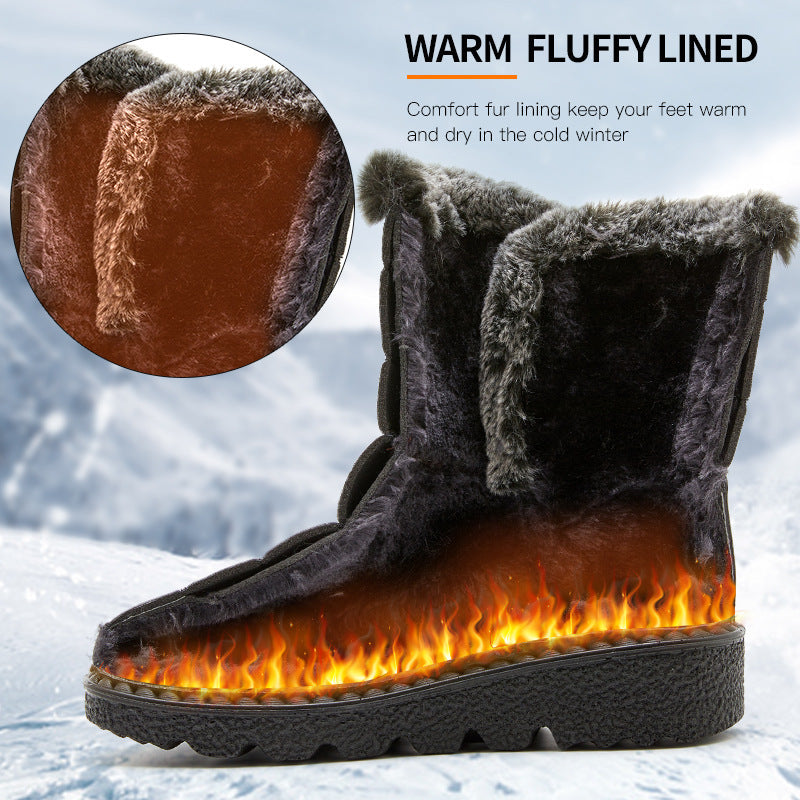 Women’s Waterproof Plush Snow Boots