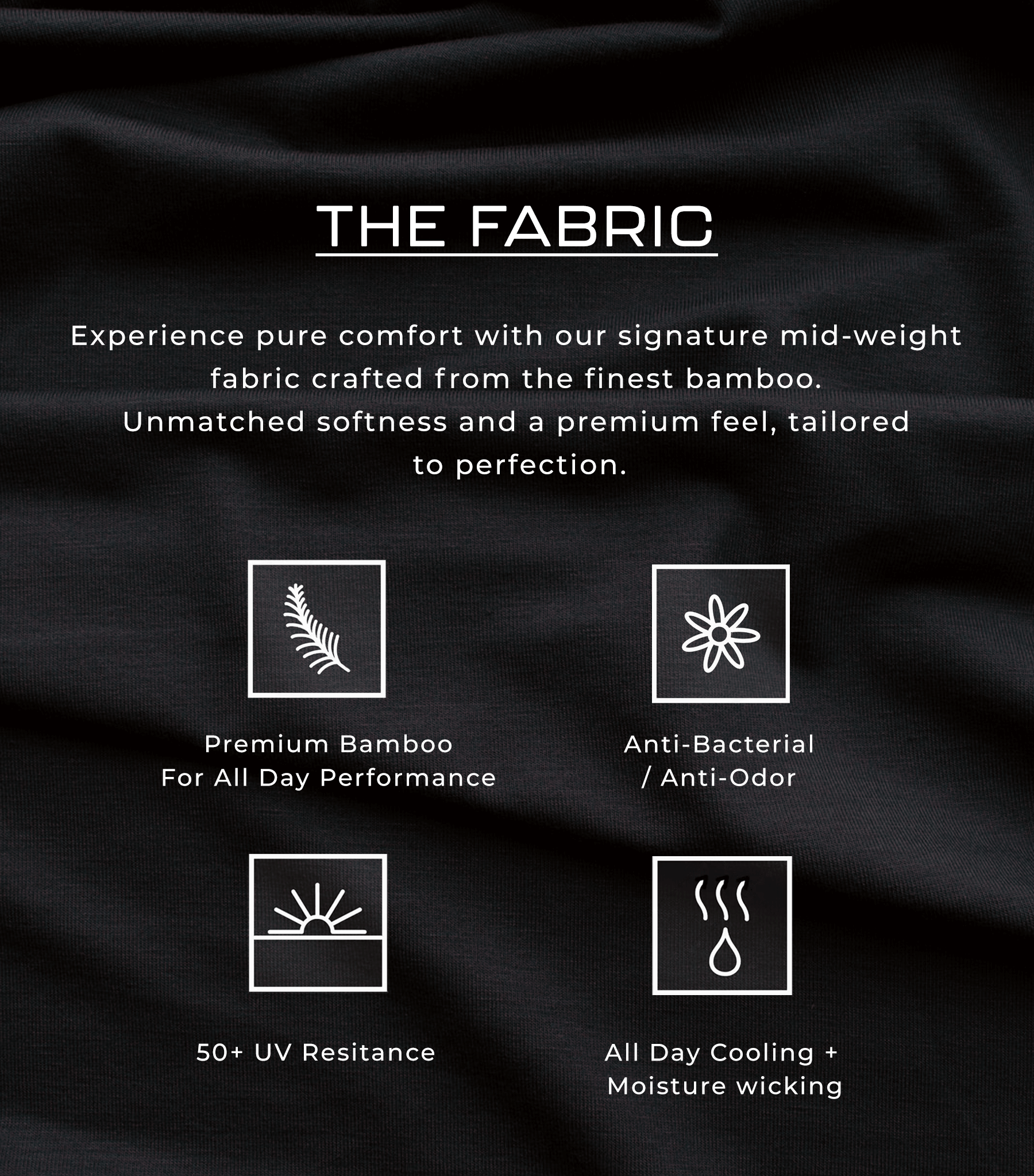 Bamboo Swift Curve-Hem T-Shirt - Chart