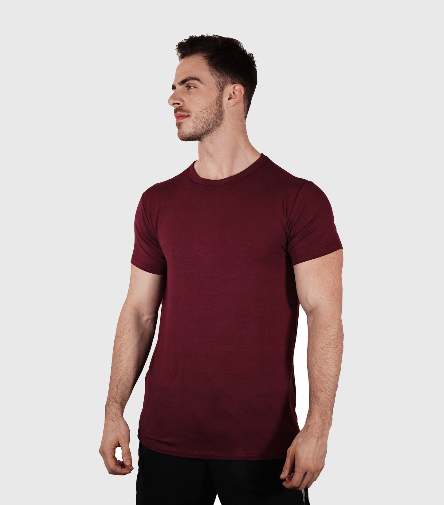 Bamboo Aerotech T-Shirt – Dark Plum by Bamtech