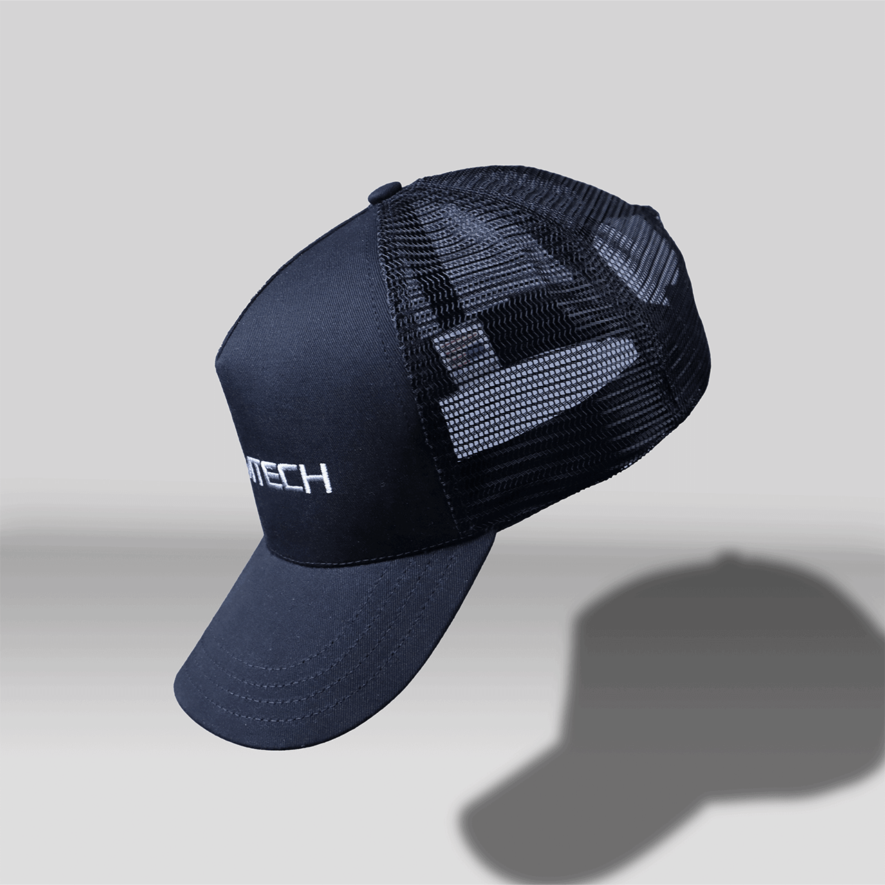 Bamtech A-Frame Hat – Black | Cotton Twill & Mesh