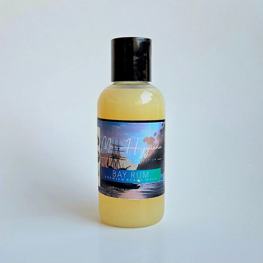 Bay Rum Beard Wash – Bold Scent, Clean Beard Routine in a bottle with label art