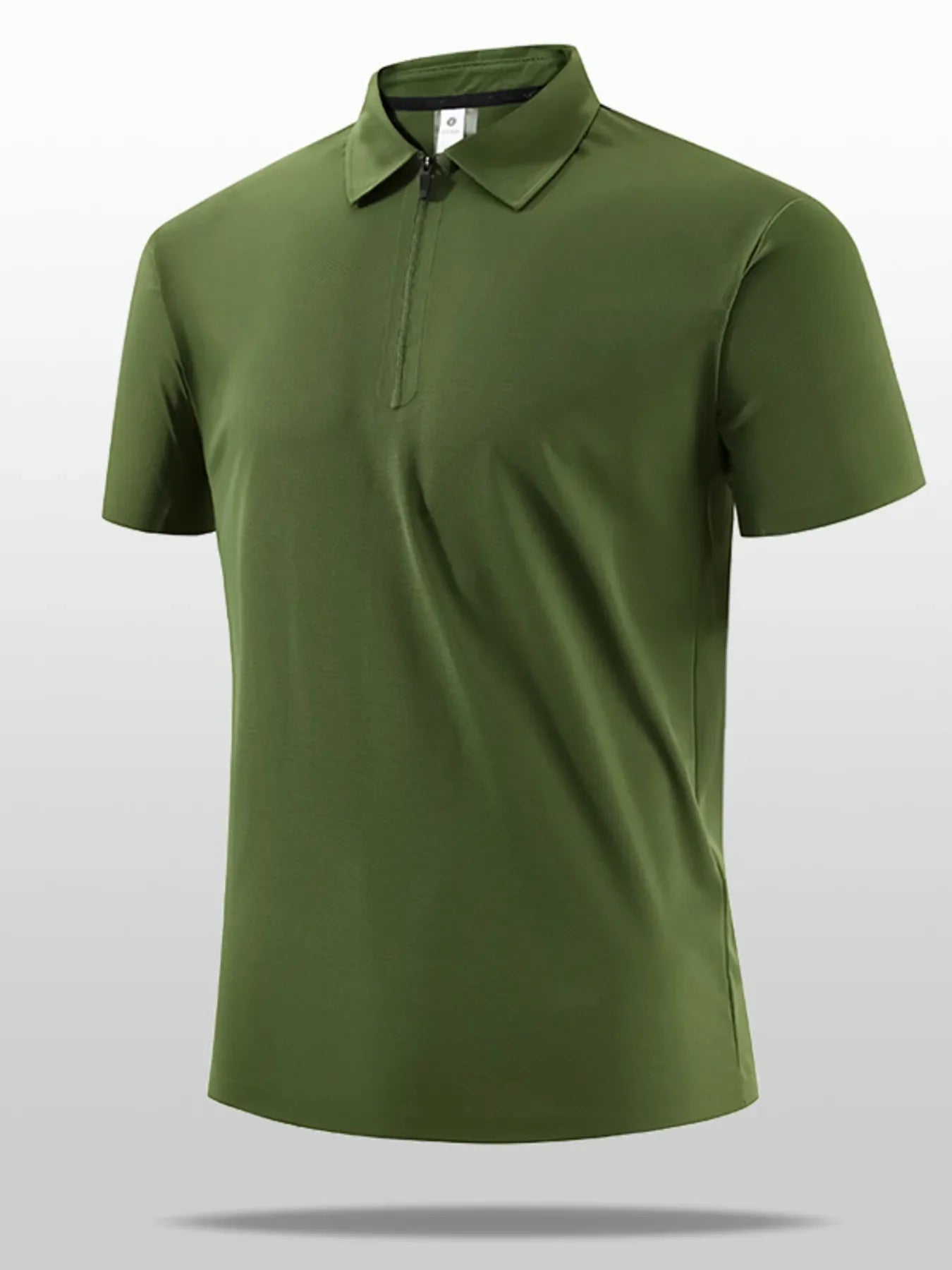 Collared Neck Short Sleeve Polo