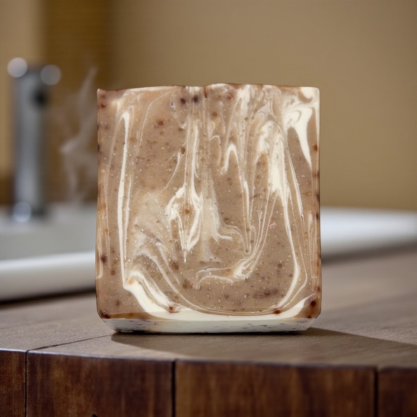 Handcrafted Tallow Soap - Cashmere Cloud | Warm Vanilla & Sandalwood Scent