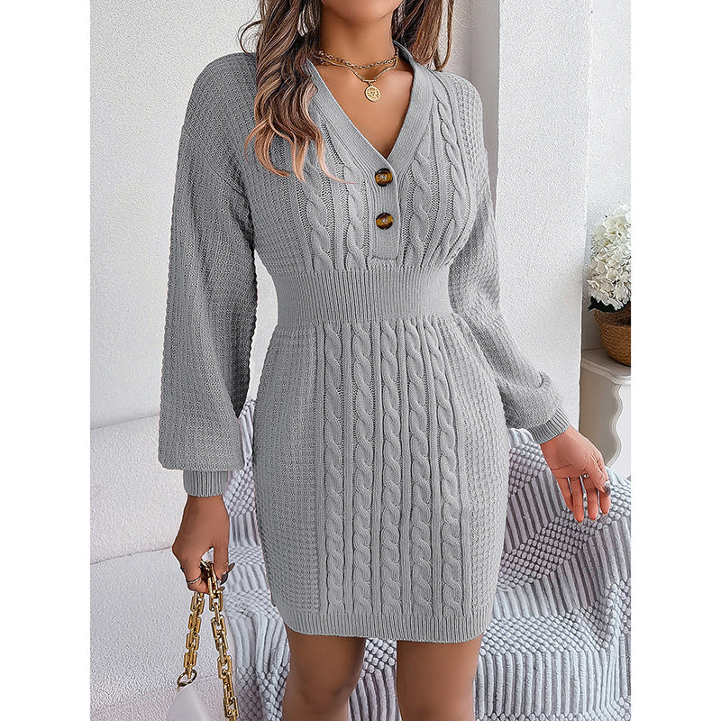Women’s Cable Knit Sweater Dress