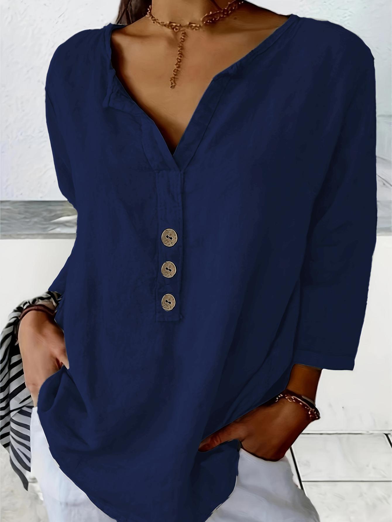Modern Notched-Collar Button-Down Shirt – Relaxed Chic Staple