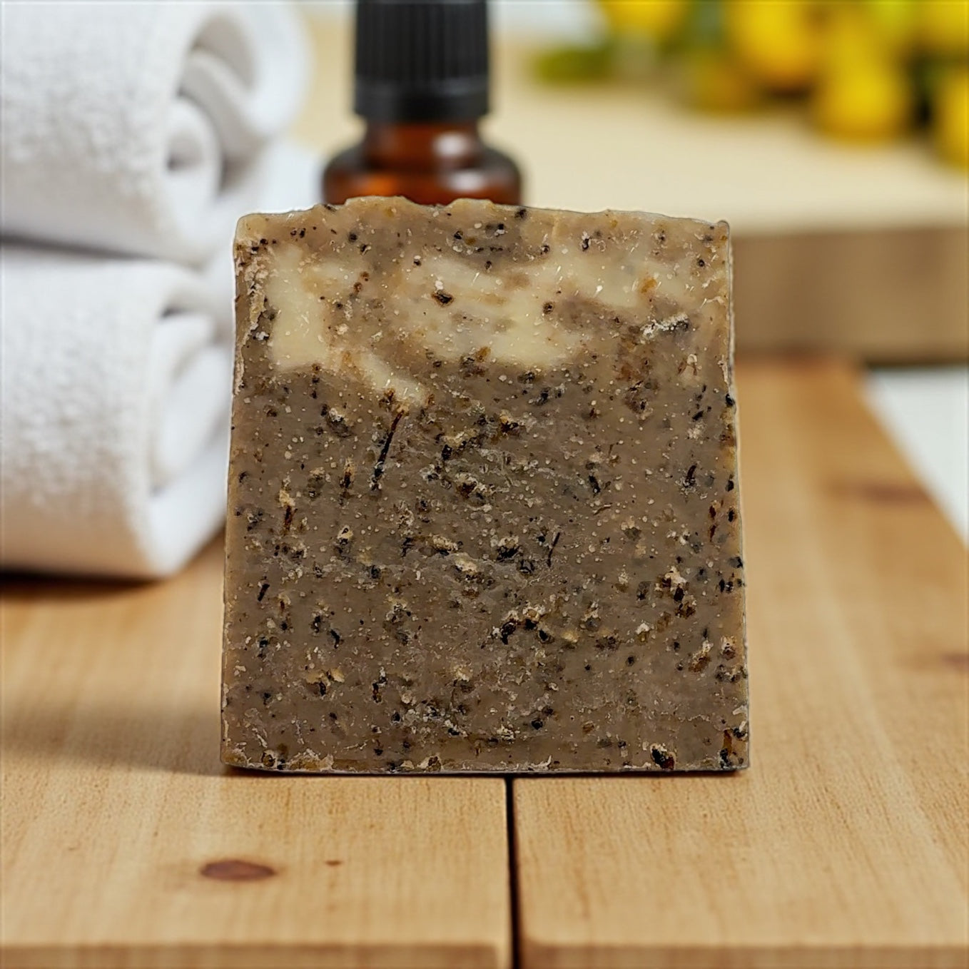 Handcrafted Tallow Soap - Coffee Vanilla | Gourmand Scent, Natural Coffee