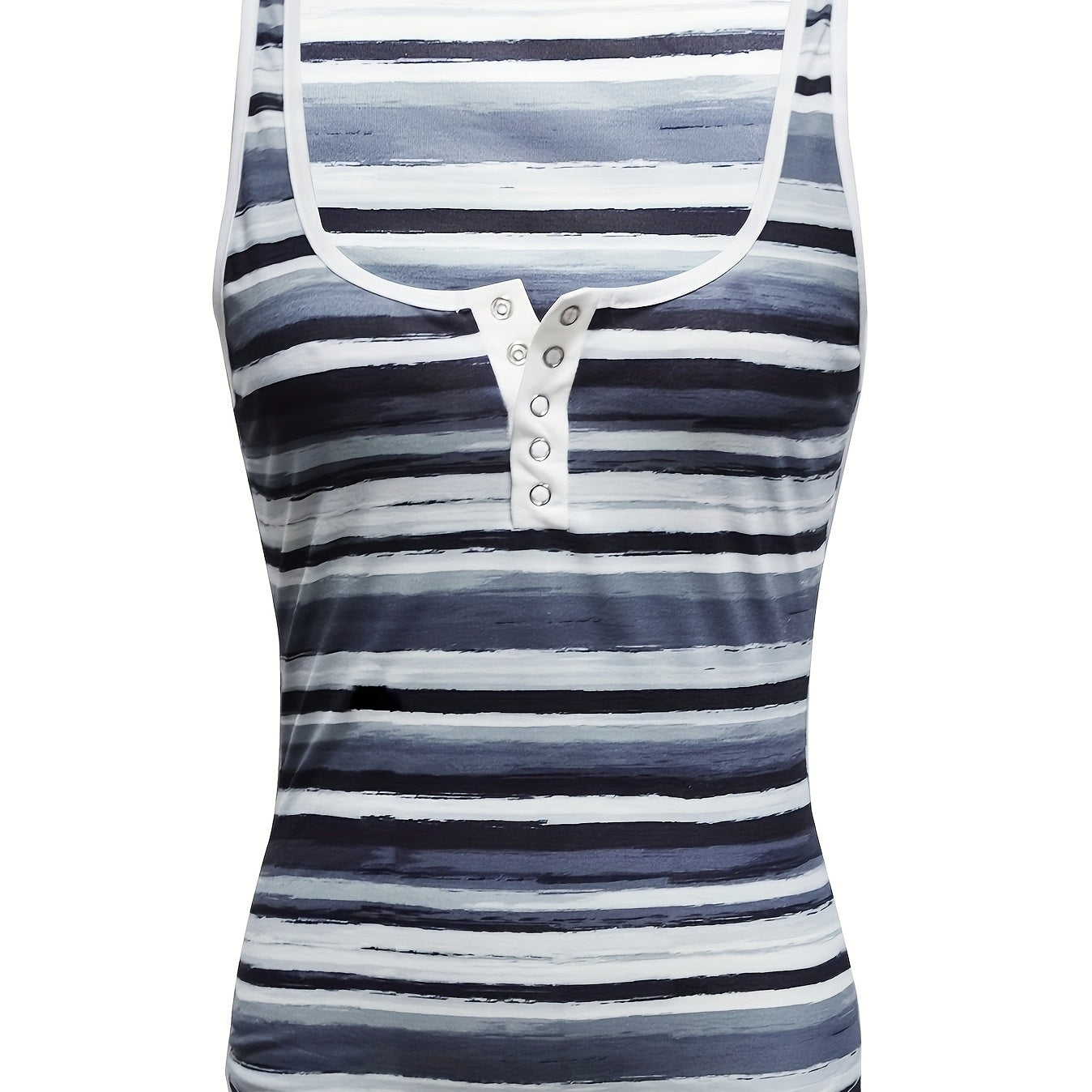 Women’s V‑Neck Striped Camisole Vest