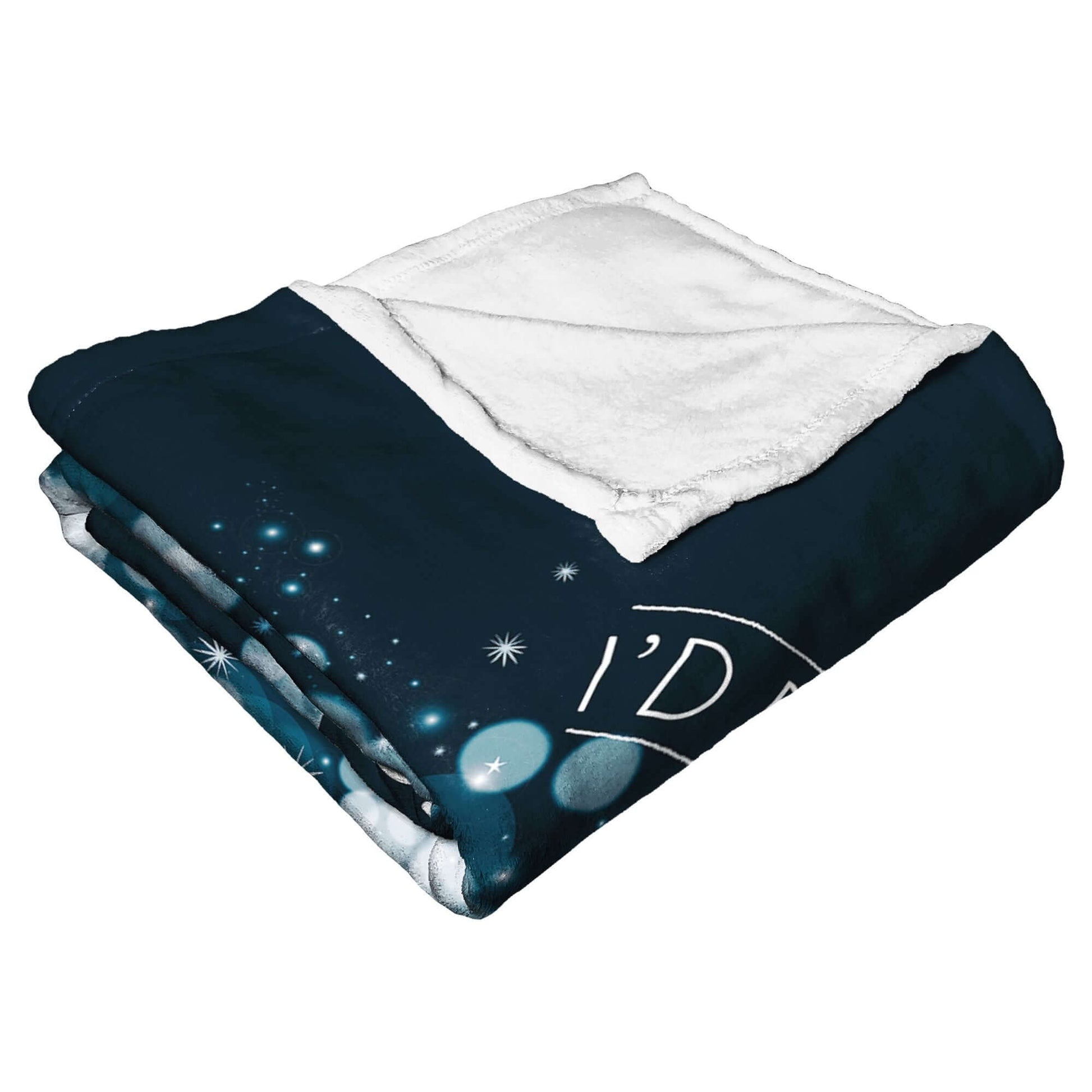 Harry Potter Hogwarts Christmas Throw Blanket 50 x 60 with festive design and silky soft texture for cozy holiday comfort.