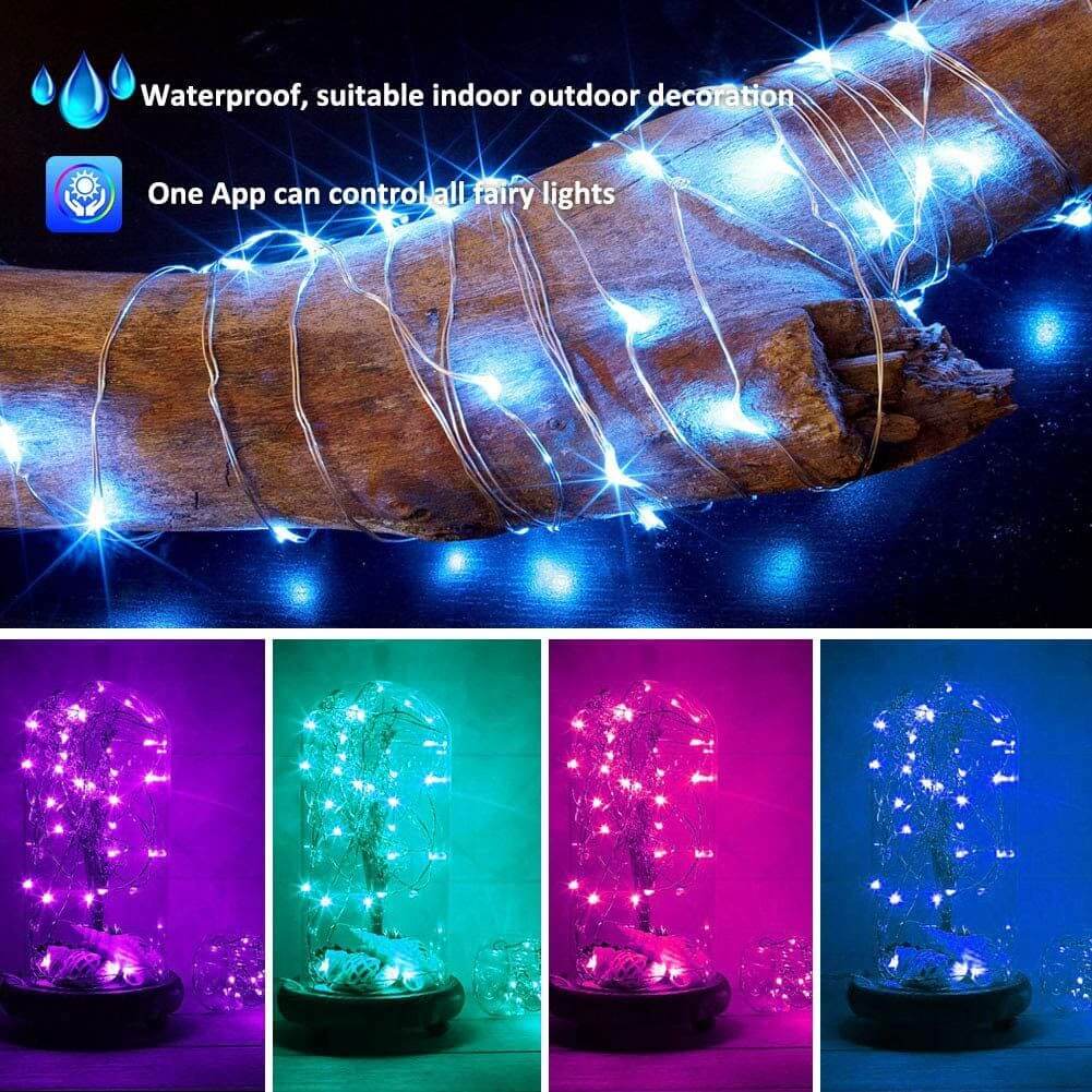 USB Bluetooth Smart Copper Wire Light String with App control for vibrant indoor and outdoor decoration