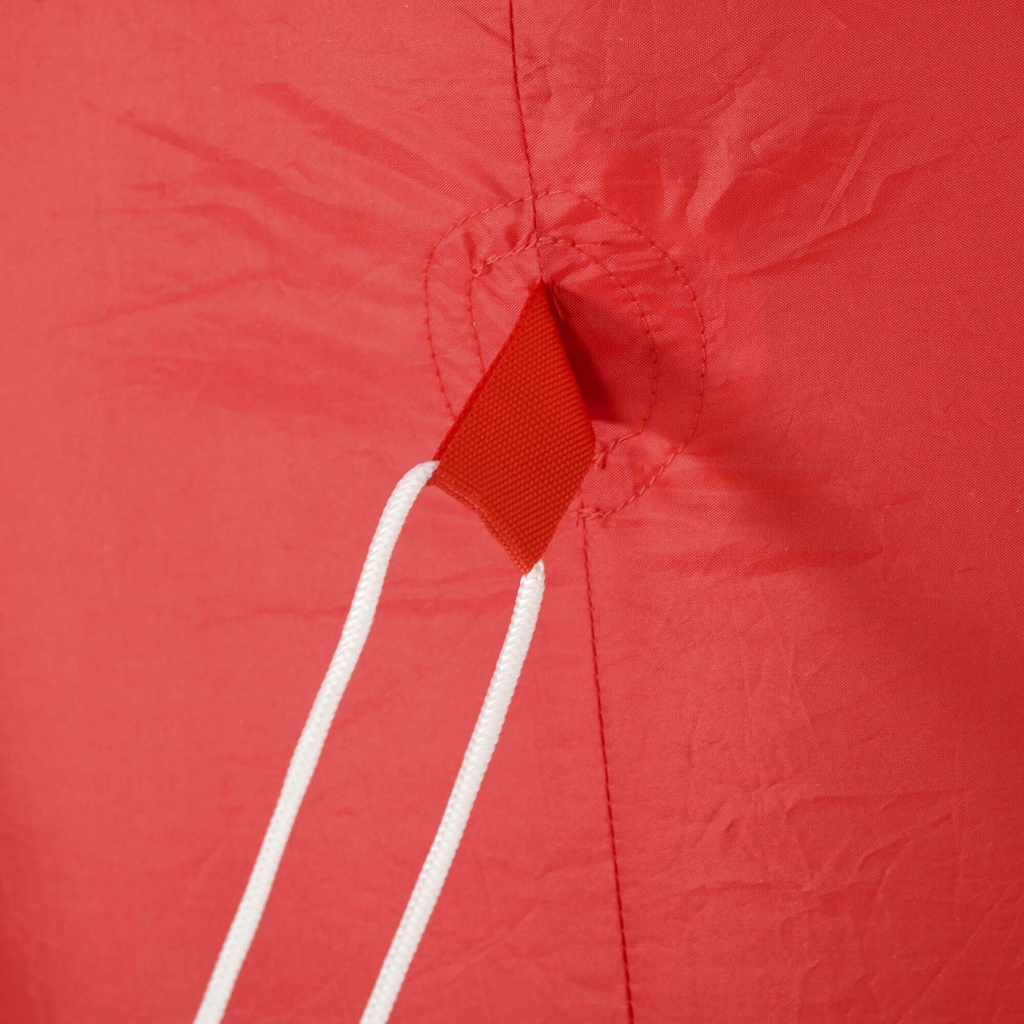 Close-up of the fabric and tether of the HOMCOM 8ft Christmas Inflatables Nutcracker