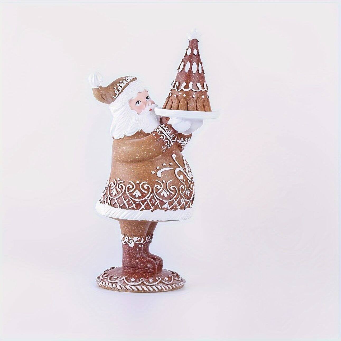 Christmas Santa resin ornament for holiday decor