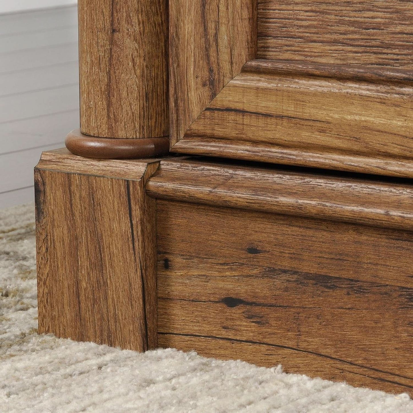 Palladia Executive Desk 65 Inch Vintage Oak Surface
