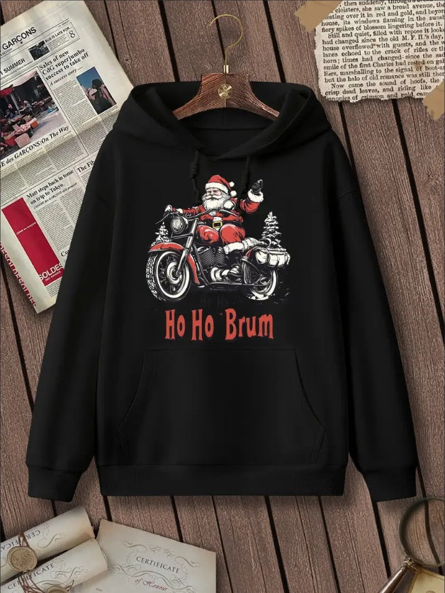 Christmas Cyberpunk Hoodie – Retro Funny Graphic Sweatshirt