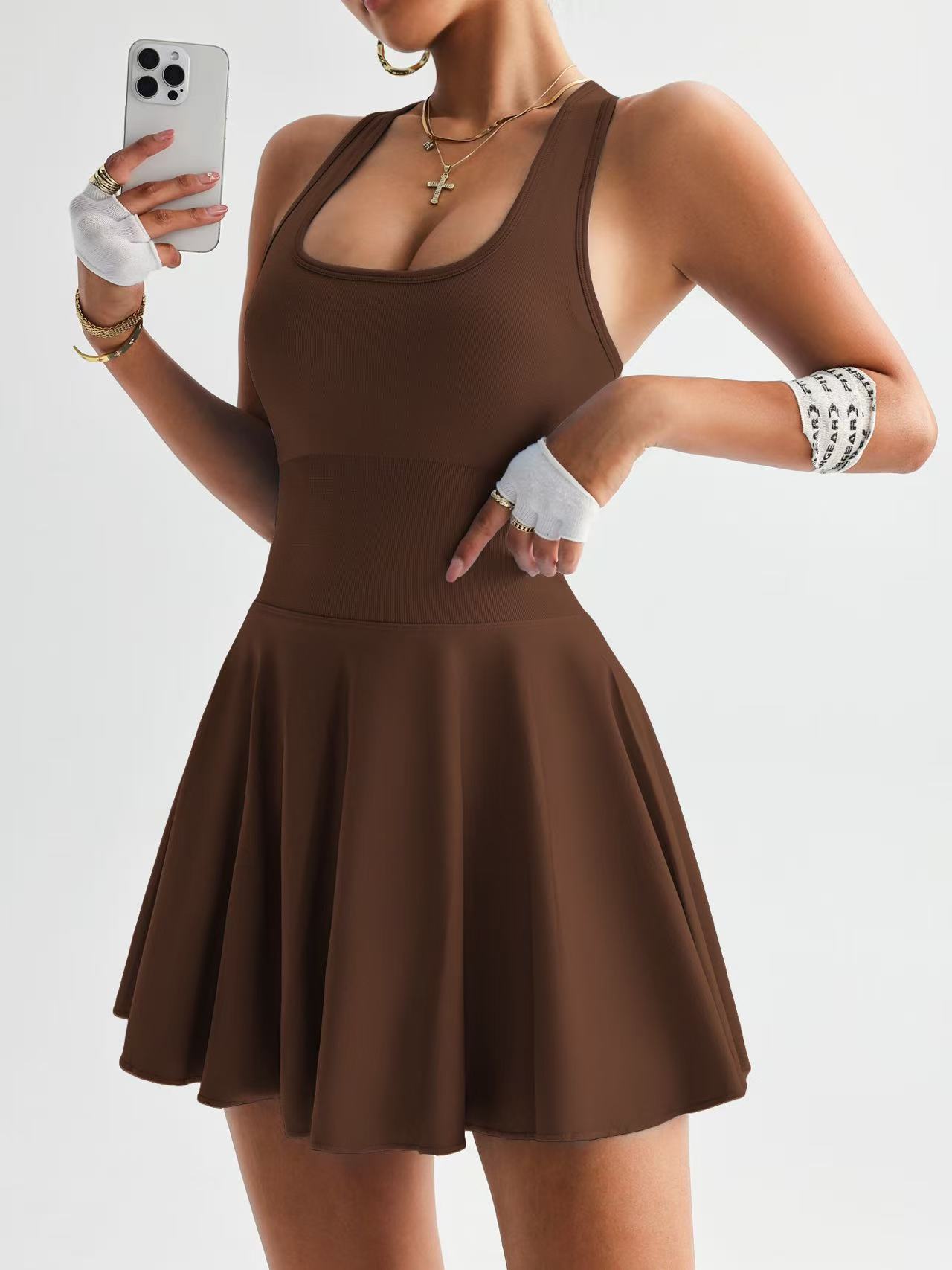 Women’s High Waist Yoga Dress