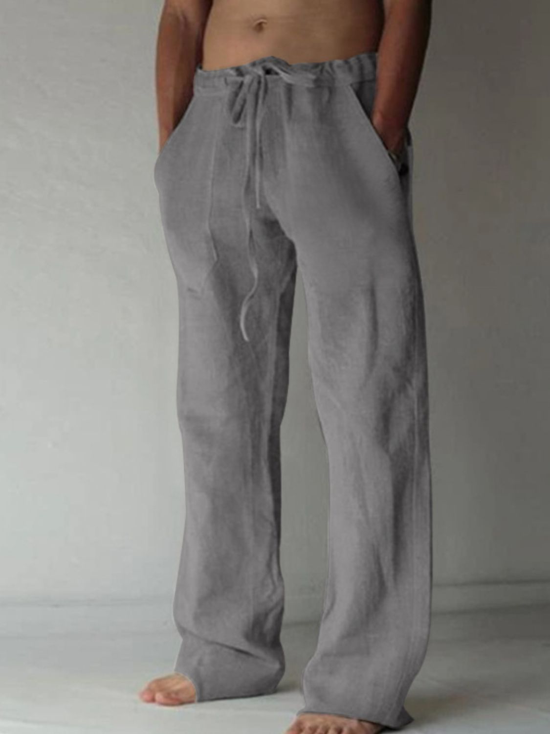 Drawstring Loose Fit Pants