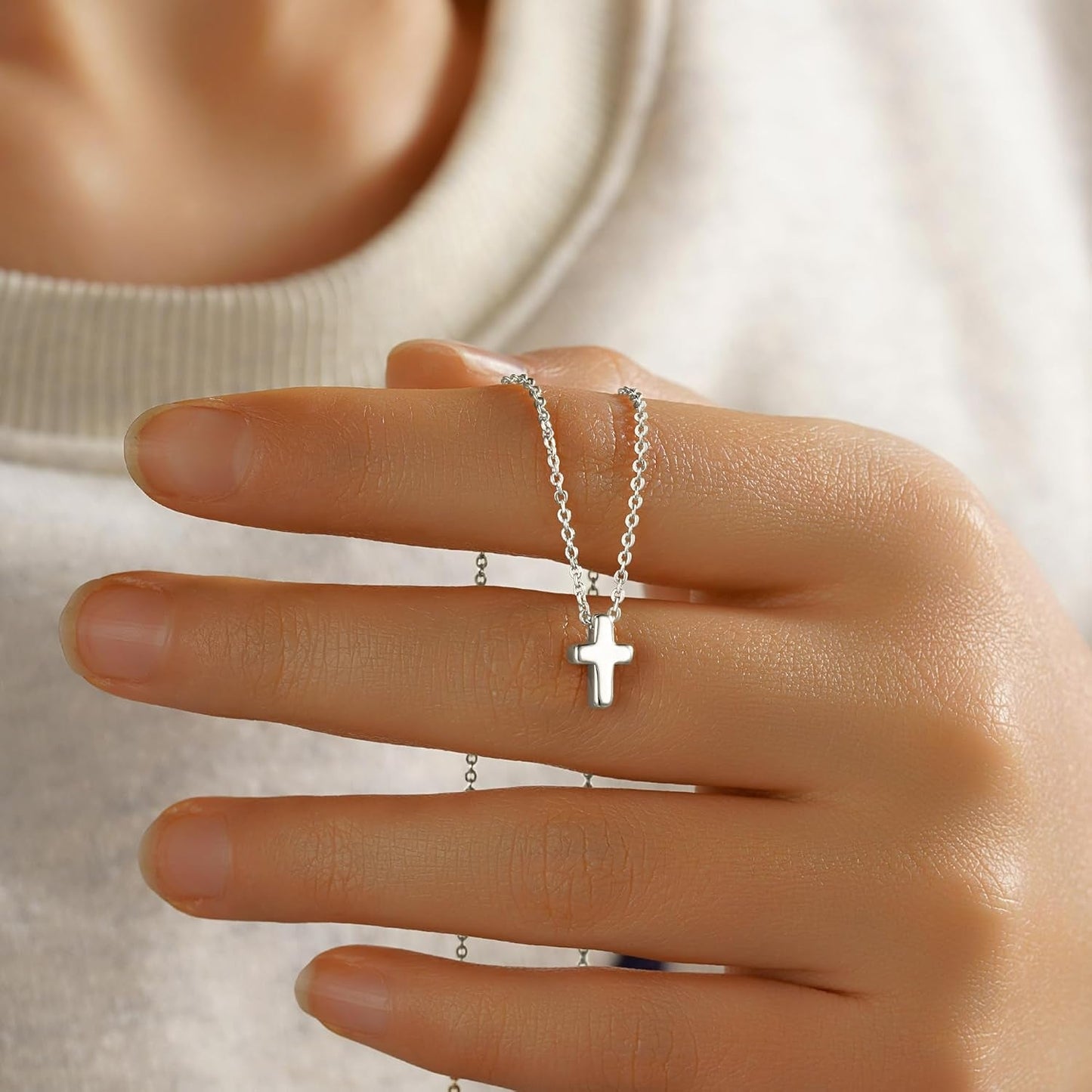 Elegant 14K Gold Plated Cross Necklace — Durable, Hypoallergenic & Timeless