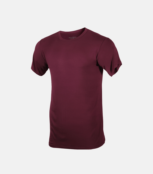 Bamboo Aerotech T-Shirt - Dark Plum