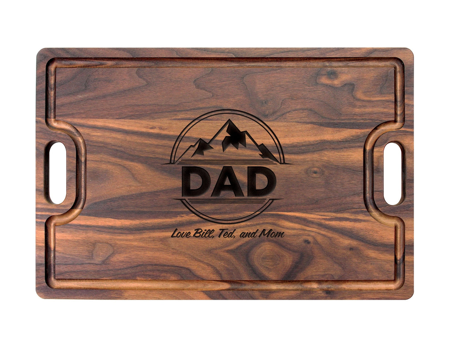 Gift For Dad Cutting Board, Personalized Gifts For Dad, Custom Grilling Gift For Dad, BBQ Gift For Dad - USA Made