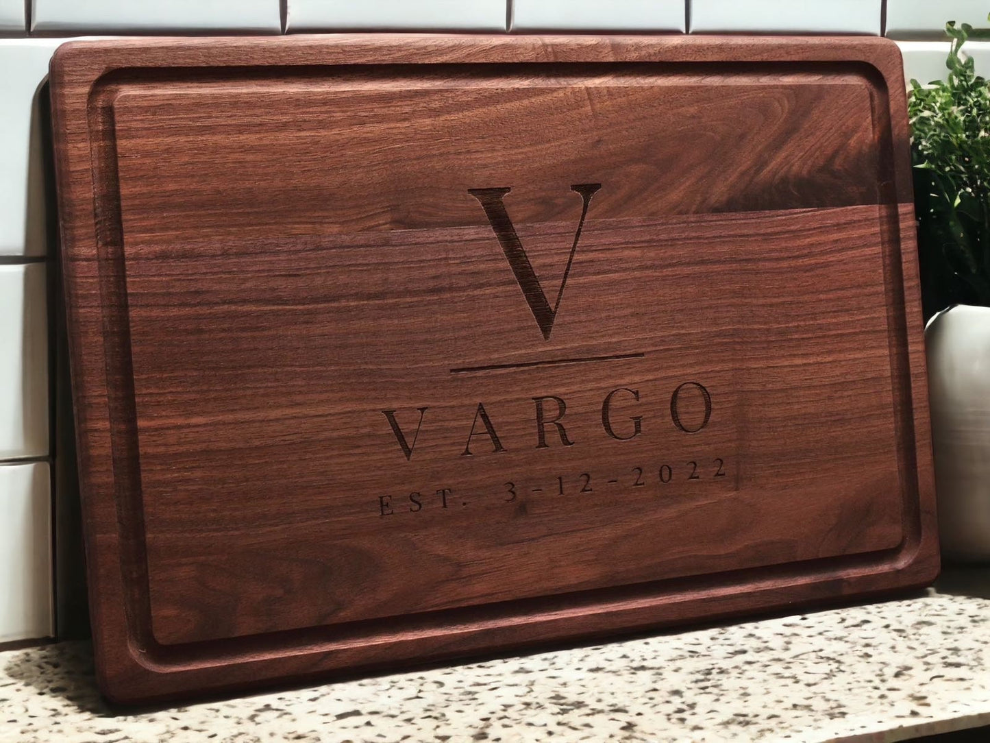 Personalized Cutting Board, Custom Engraved Charcuterie Board, Father’s Day Gift, Wedding Gift, Made in The USA