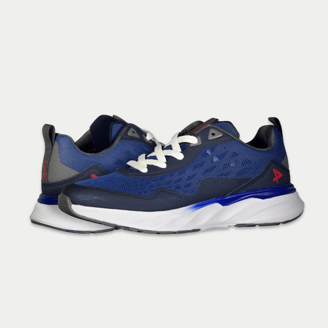 LA Gear Men's Highland Lowtop | Navy Blue sneaker with breathable mesh and cushioned outsole, ideal for modern comfort and style.