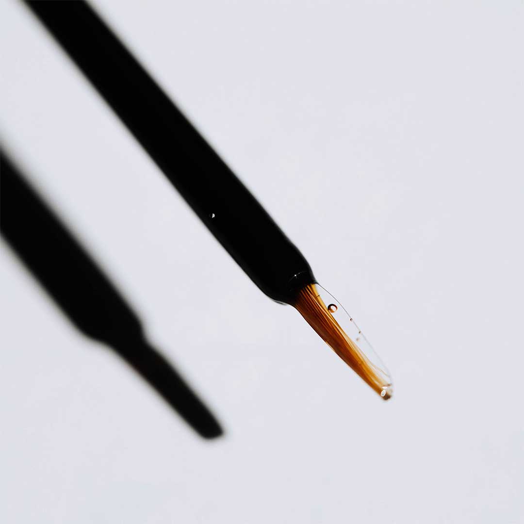 Applicator brush of Lashgasm | Lash + Brow Serum for eyelash and eyebrow treatment