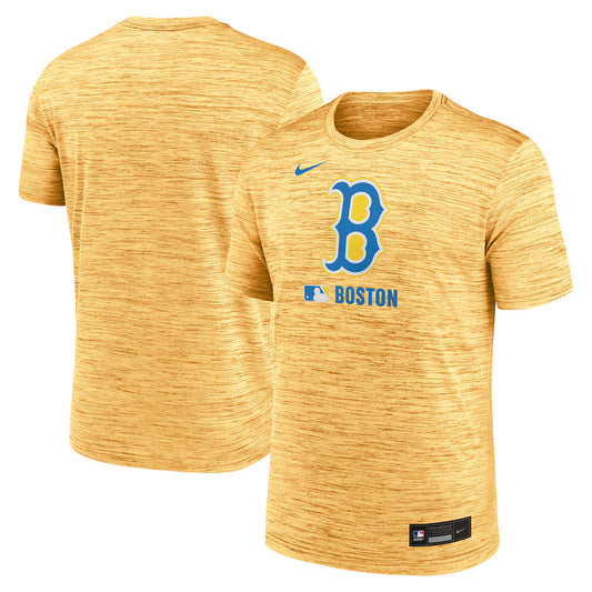 Men’s Boston Red Sox Nike Green 2025 Velocity T-Shirt