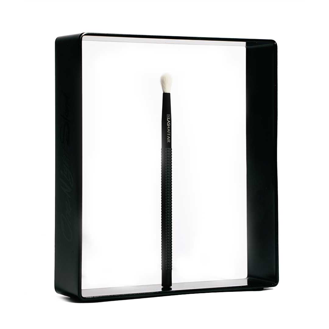 One Night Stand Magnetic Cleansing Brush Stand | Product Organizer | Brush Included in sleek black frame with magnetic brush