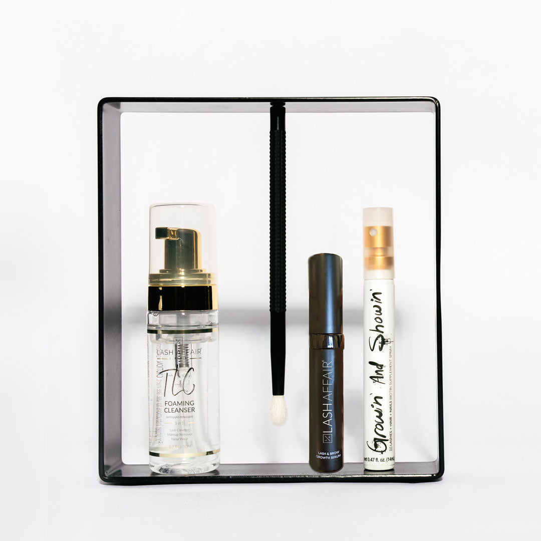One Night Stand Magnetic Cleansing Brush Stand | Product Organizer | Brush Included with lash aftercare products