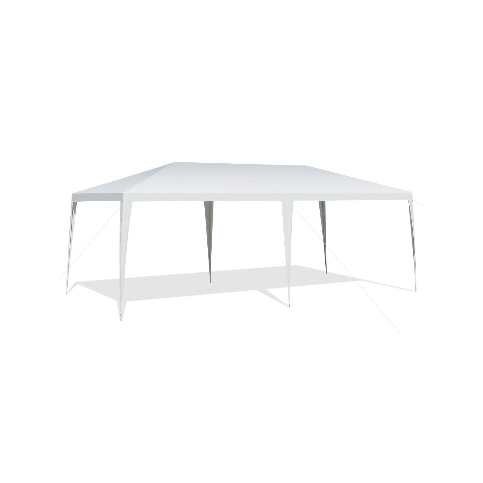10 x 20 Feet Waterproof Canopy Tent with Tent Peg and Wind Rope featuring rust-resistant steel and weather-resistant PE fabric.