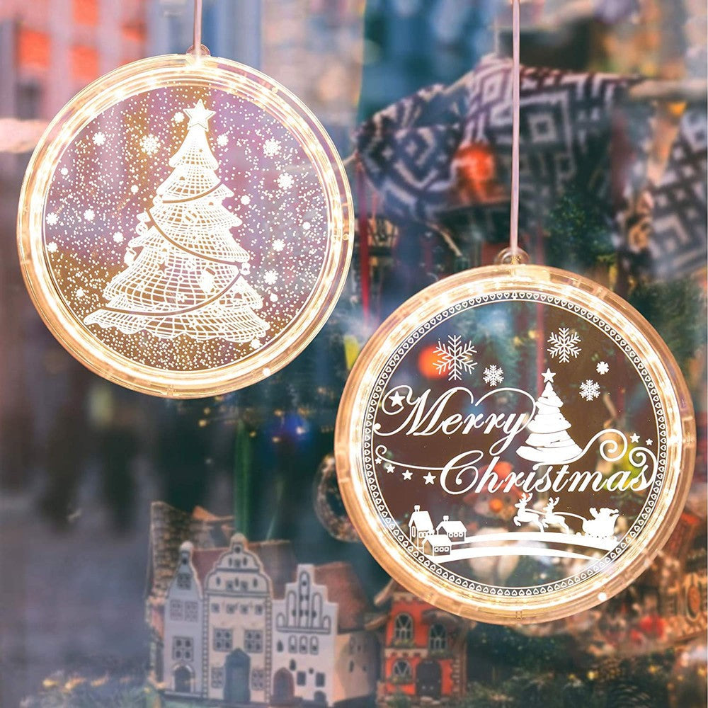 3-Pack 3D Large Christmas LED Hanging Lights