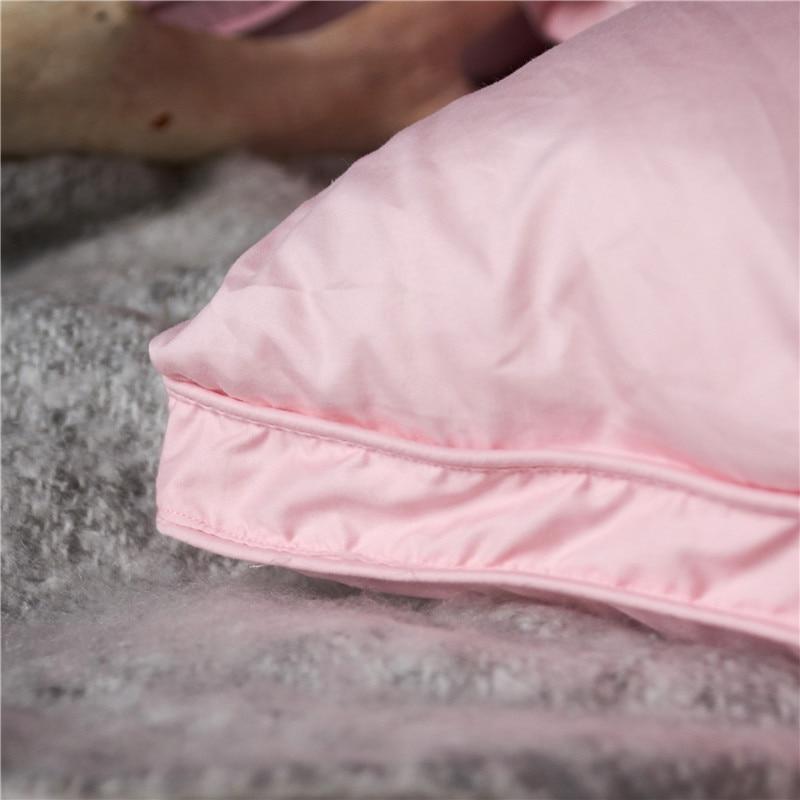 Giancarlo Goose Down Filling Pillows Set of 2 on elegant grey bedding