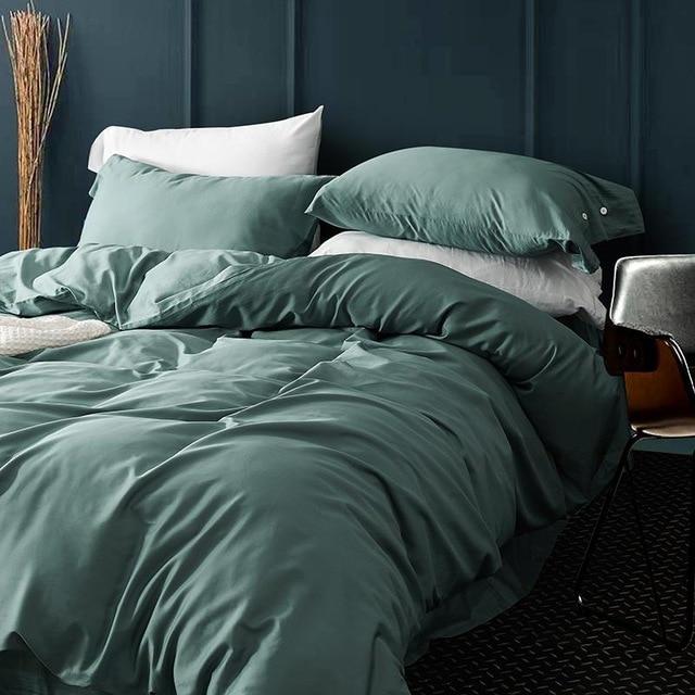 Venetia Duvet Cover Set 500TC Egyptian Cotton in elegant bedroom setting