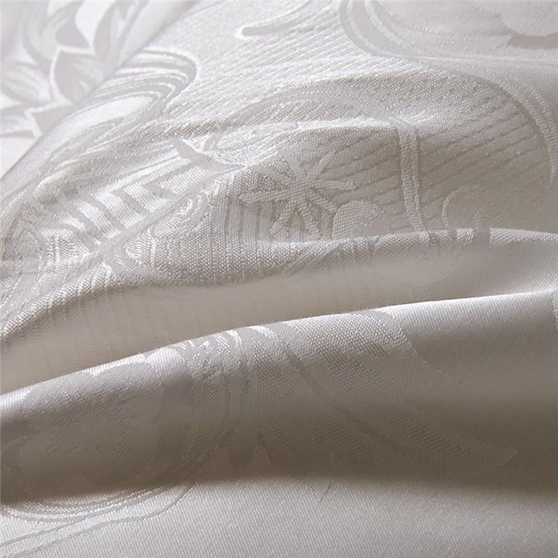 Close-up of the Fabrizio Goose Down Pillow 100% Breathable fabric design with subtle texture.