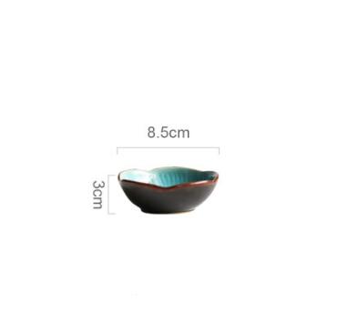 Rosmerta Bowls And Dishes, Japan Style ceramic porcelain bowl with crackle glaze, 8.5cm wide, eco-friendly, FDACertified.
