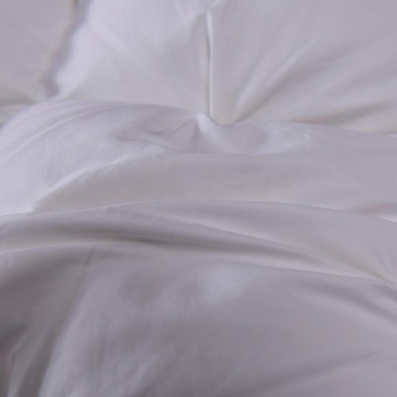 Giuseppina 1000 Thread Count Goose Down Comforter Duvet in white Egyptian cotton showcasing luxury bedroom décor.