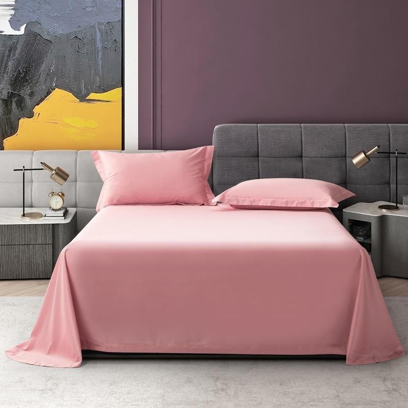 Juana Duvet Cover Set 1000TC (Egyptian Cotton) in pink displayed on a modern bed, showcasing luxurious bedroom decor.