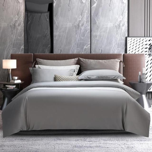 Juana Duvet Cover Set 1000TC (Egyptian Cotton) displayed on a modern bed with elegant pillows, enhancing bedroom luxury.